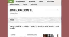 Desktop Screenshot of embalajesypalets.com