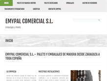 Tablet Screenshot of embalajesypalets.com